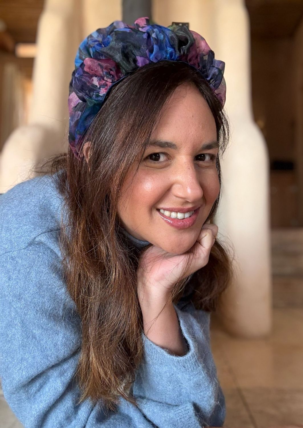 Renee Medium Headband, Skyline