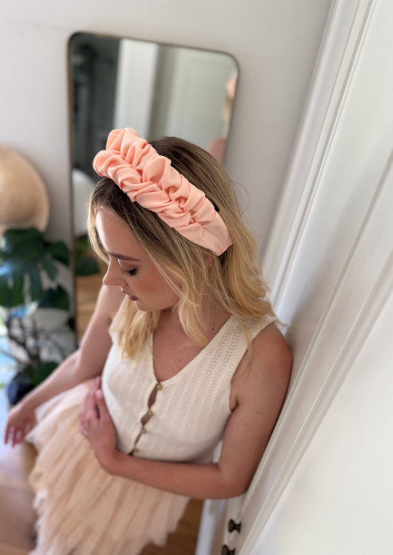 Petite Nemesis Headband, Peach