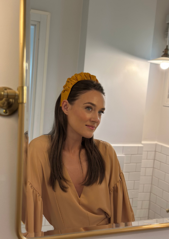 Petite Nemesis Headband, Golden Mustard