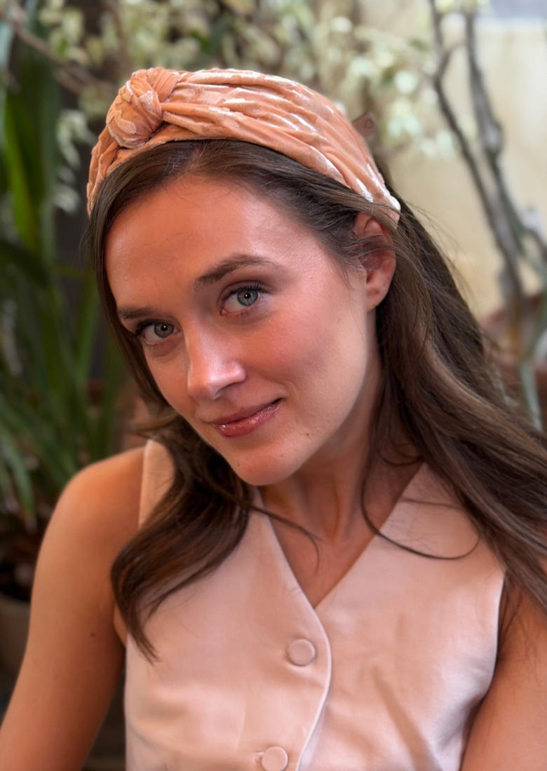 Maya Medium Headband – Nude