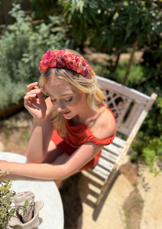 Petite Renee Headband, Orange