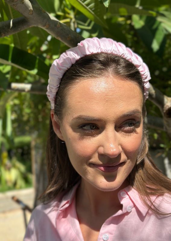 Medium Mila Headband, Baby Pink