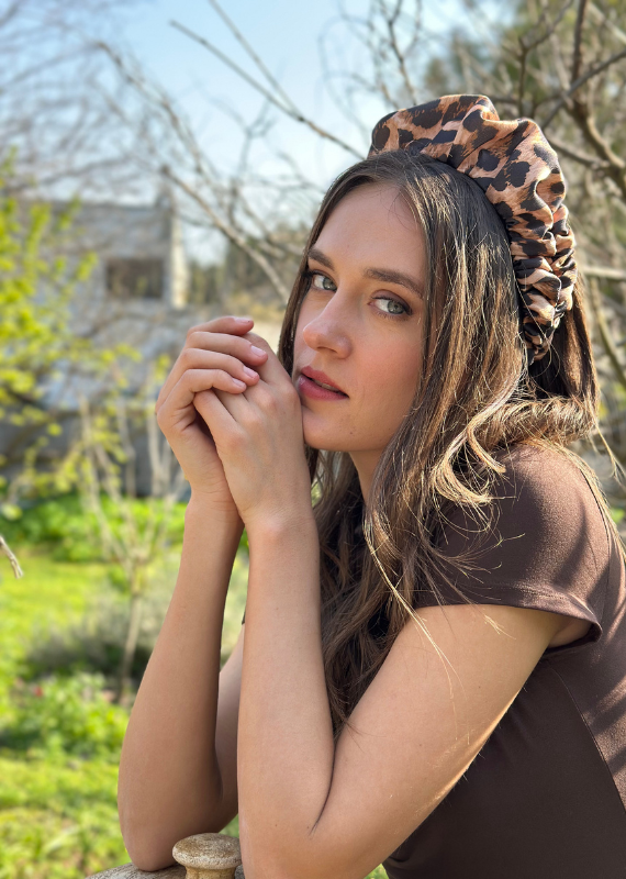 Jan Headband, Leopard Print