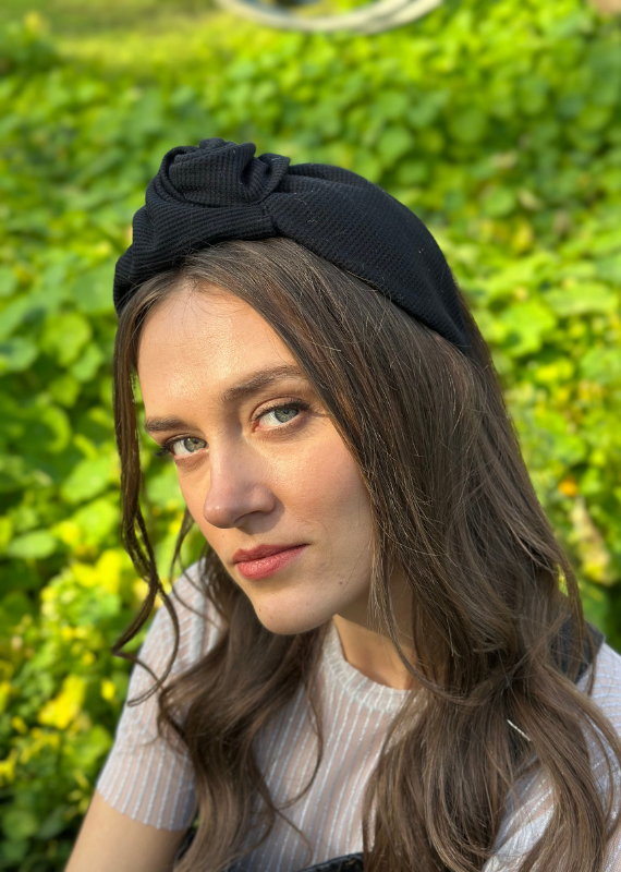 Wide Sierra Headband, Black
