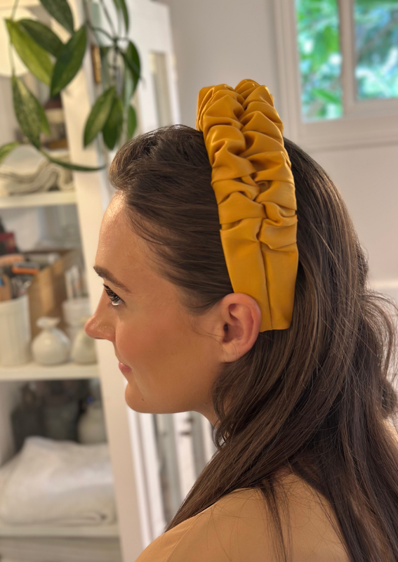 Petite Nemesis Headband, Golden Mustard