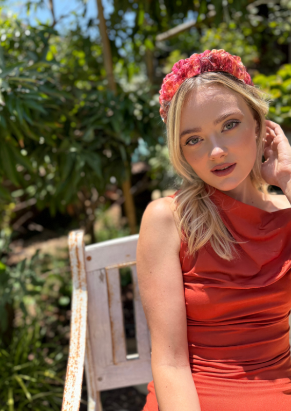 Petite Renee Headband, Orange