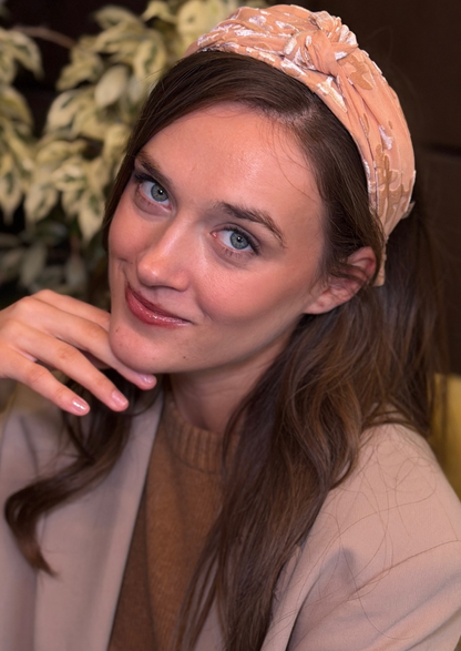 Maya Narrow Headband – Nude