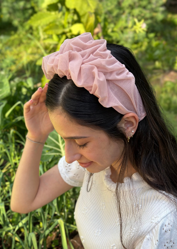 Renee headband, baby pink
