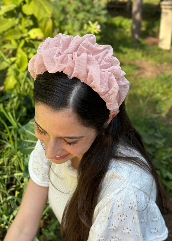 Renee headband, baby pink