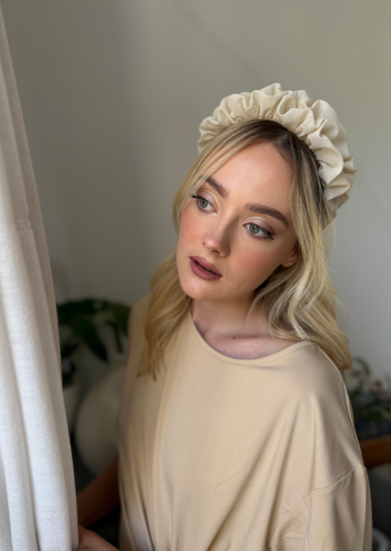 Renee Headband, Cream