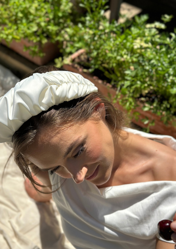 Jan Headband, White