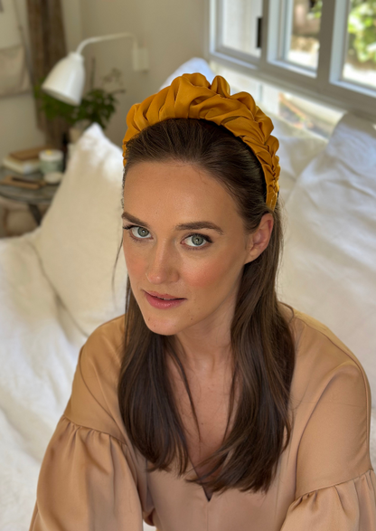 Nemesis Headband, Golden Mustard
