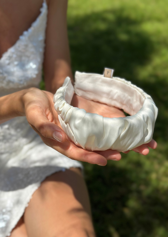 Petite Jan Headband, White