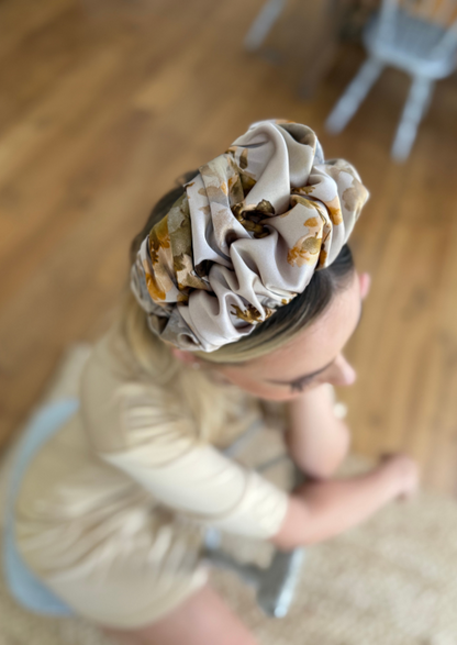 Wide Nemesis Headband, Nude