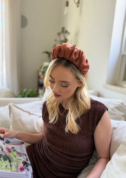 Amur Medium Headband, Terracotta