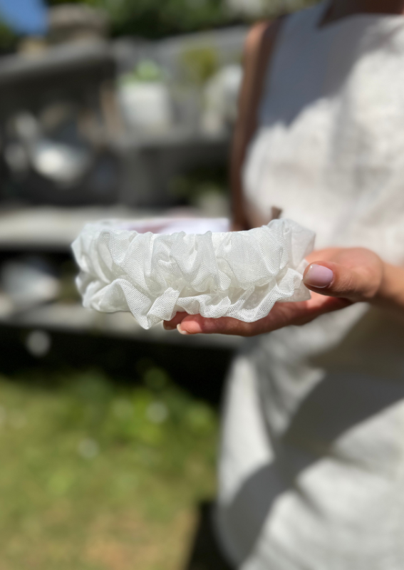 Petite Renee Headband, White