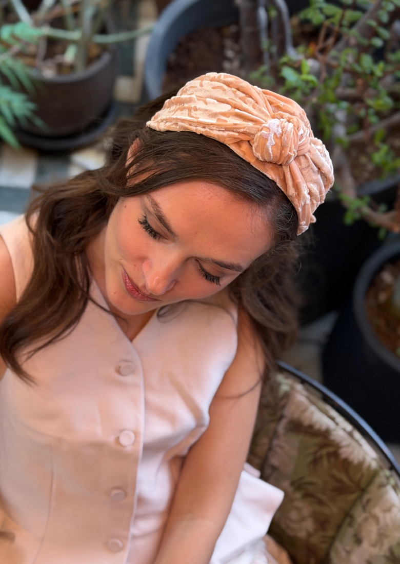Maya Medium Headband – Nude
