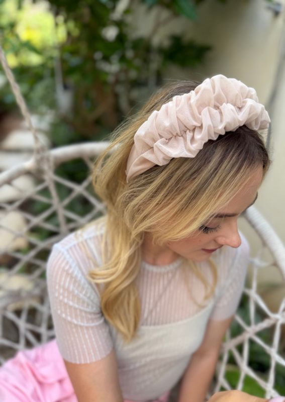 Renee Headband,Pale Pink
