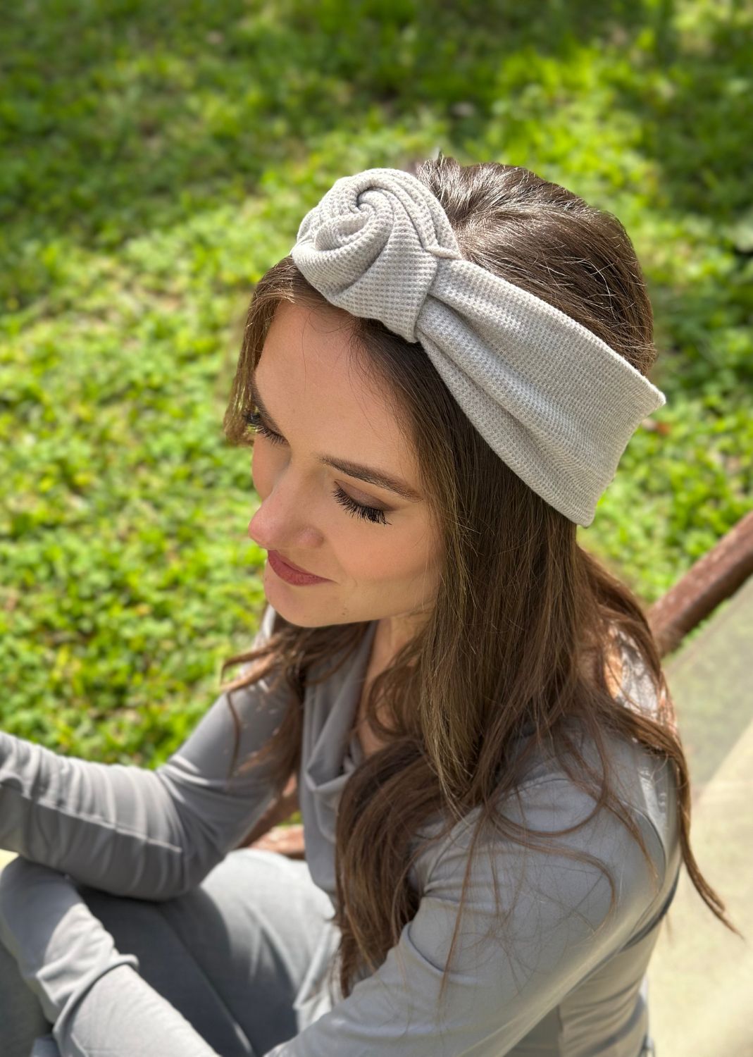 Full Circle Sierra Headband, Gray