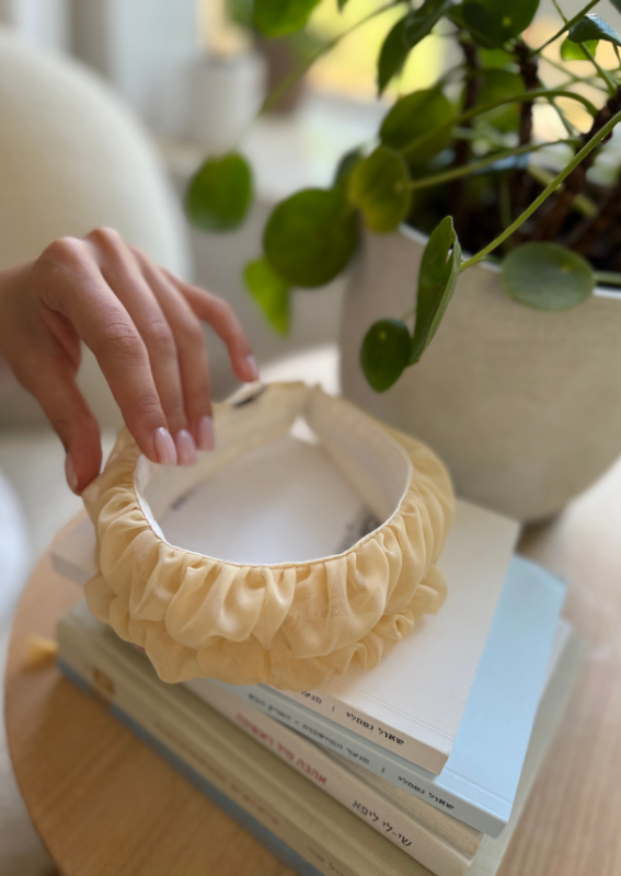 Petite Renee Headband, Butter Yellow
