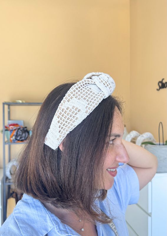 Narrow Crocheted Headband