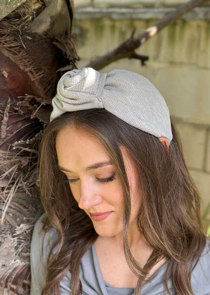 Wide Sierra Headband, Gray