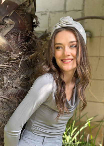 Wide Sierra Headband, Gray