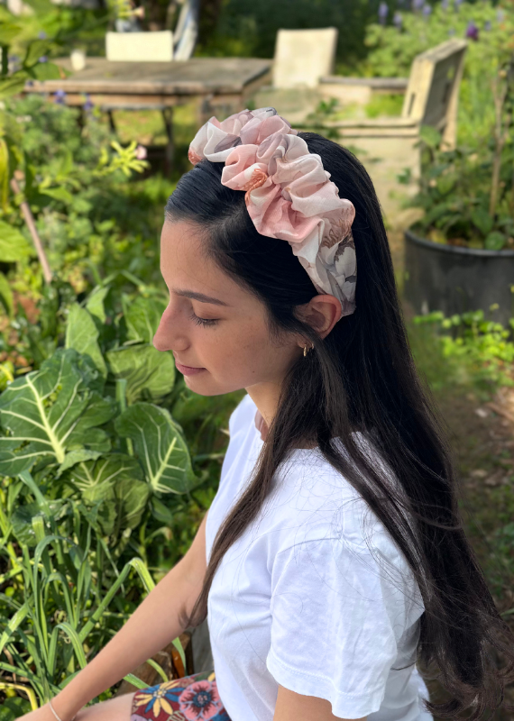 Renee headband, pastel print