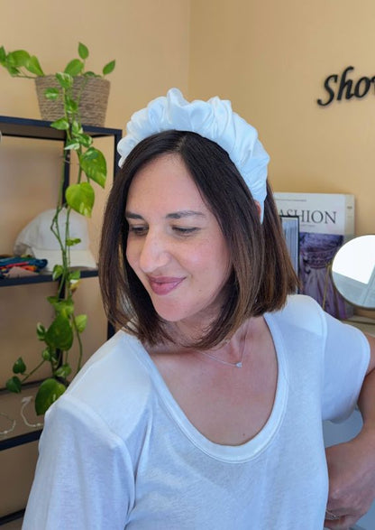Amur White headband