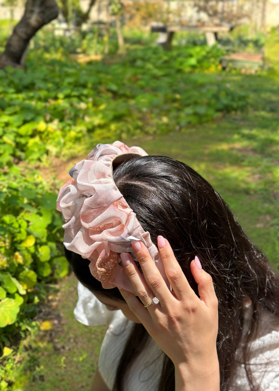 Renee headband, pastel print
