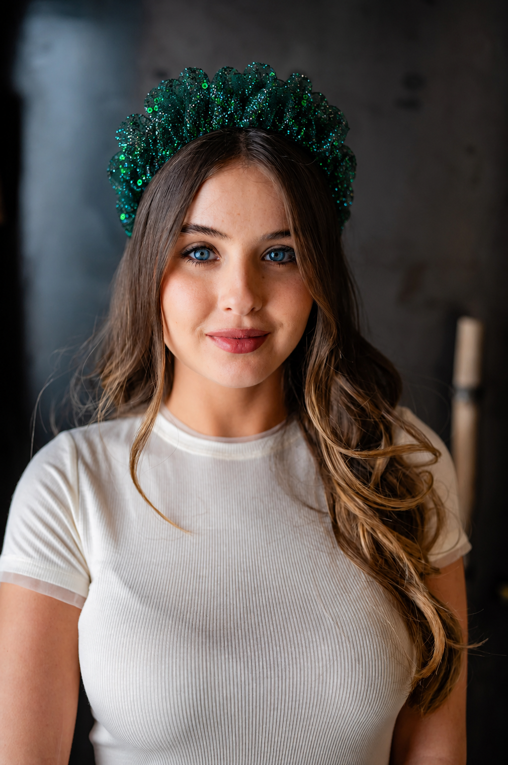 Renee Headband – Sparkling Green