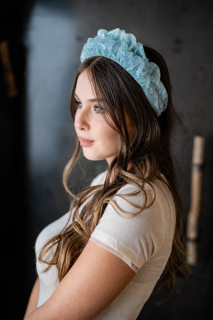 Renee Headband – Sparkling Sky Blue