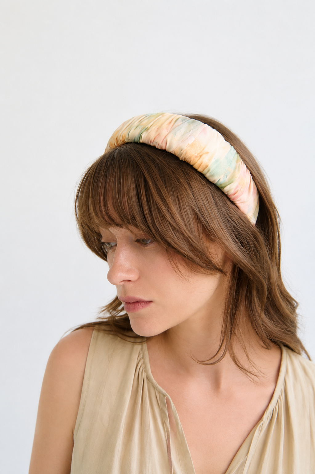 Mila Petite Headband – Clay