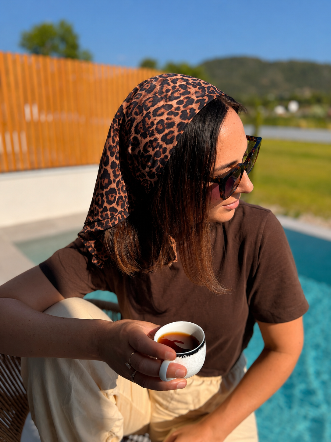 Tahlia Leopard Headband