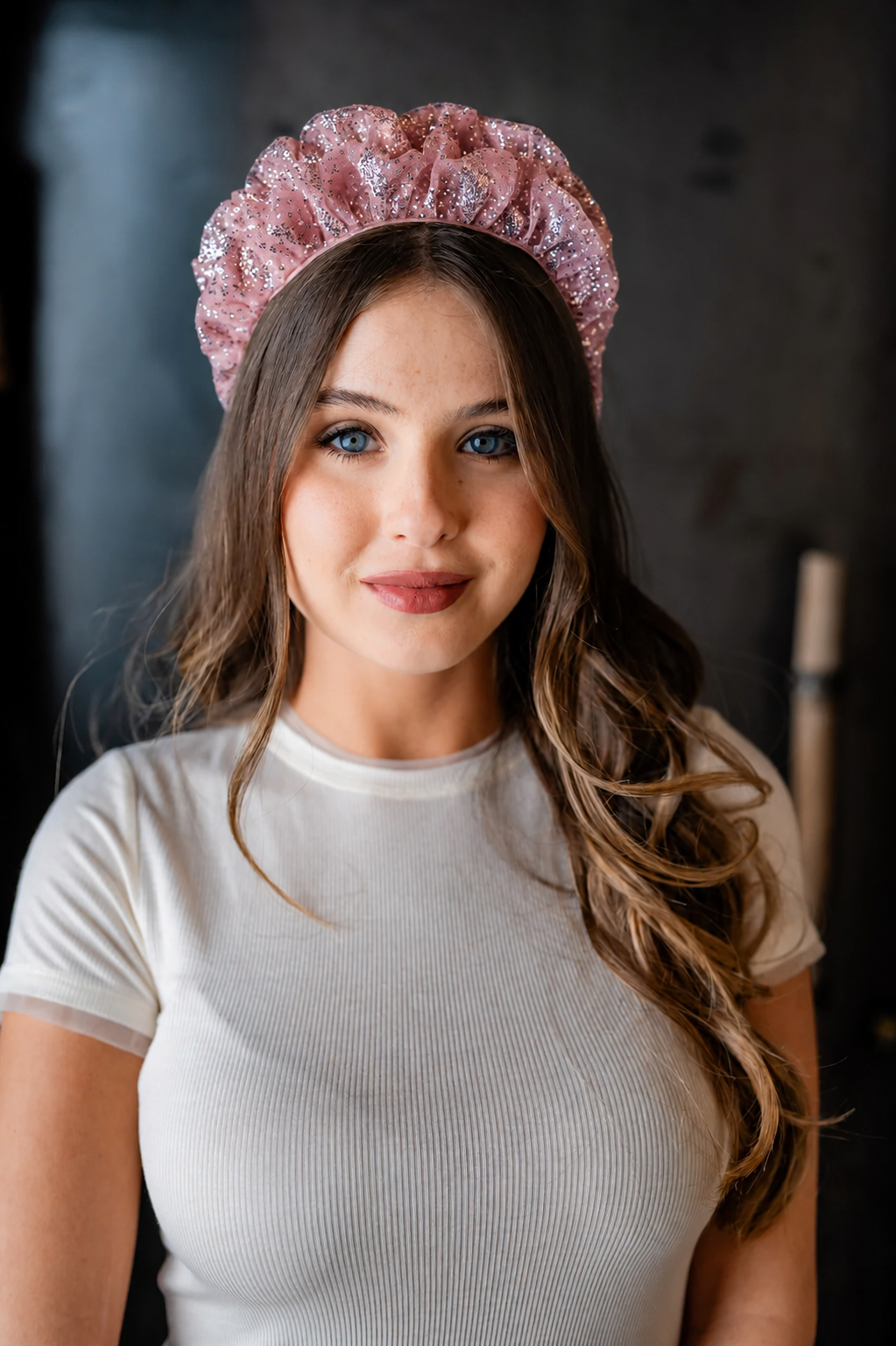 Renee Headband – Sparkling Pink