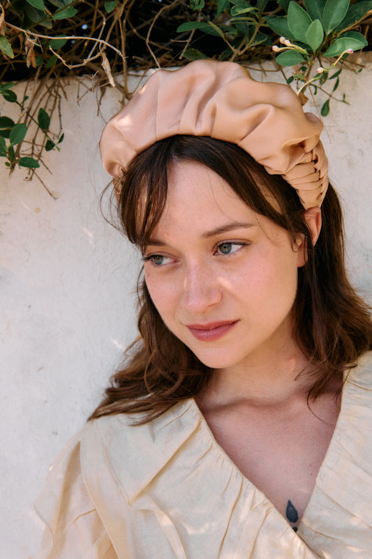 Jan Medium Headband – White