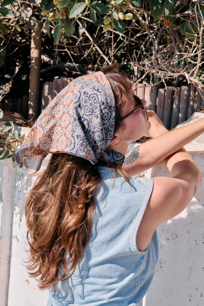 Tahalia Short Headband – Azzurra