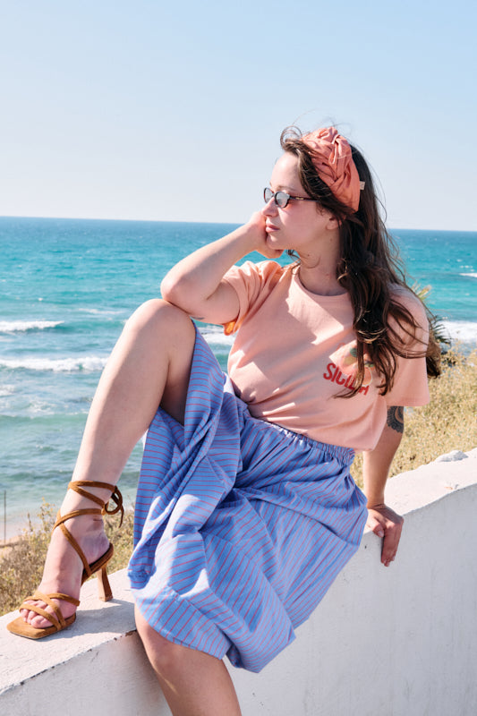 Luna Medium Headband – Orange
