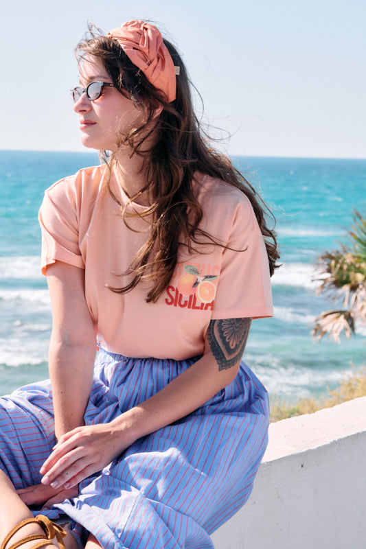 Luna Medium Headband – Orange