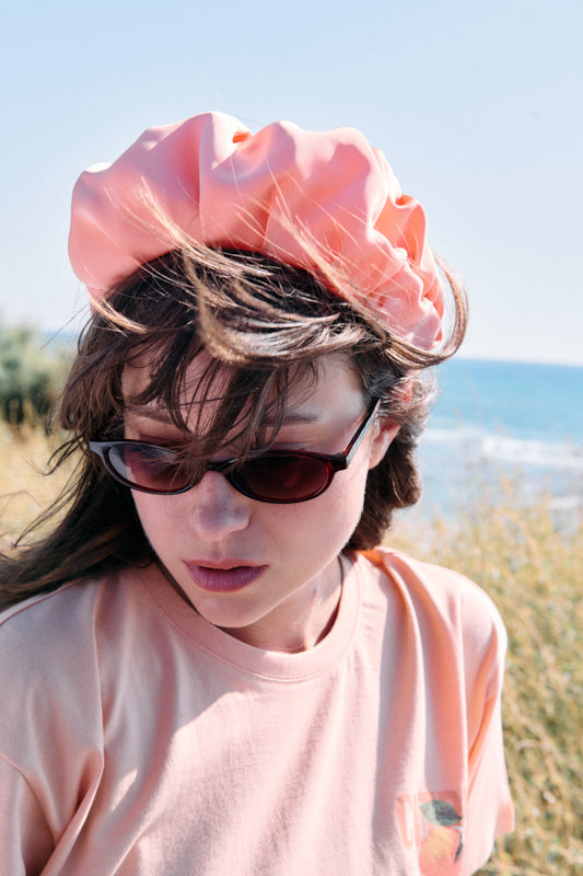 Jan Wide Headband – Peach