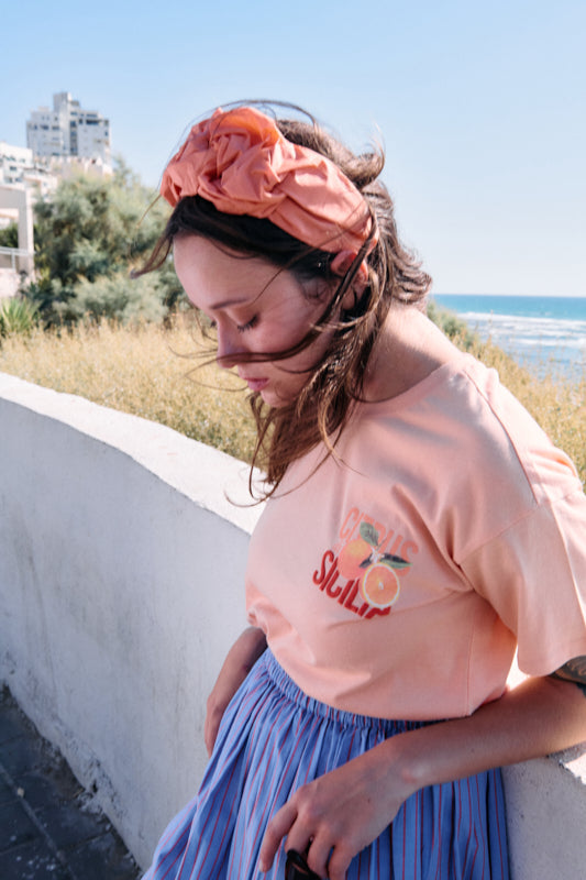 Ellen Medium Headband – Orange