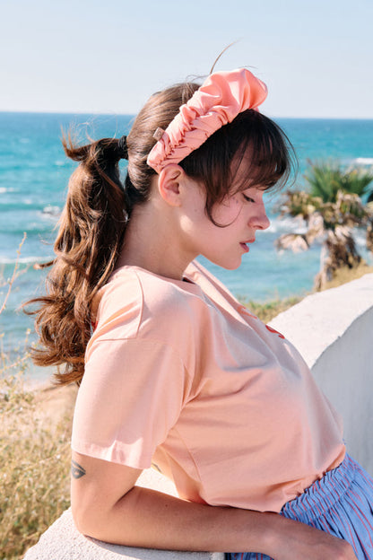 Jan Narrow Headband – Peach