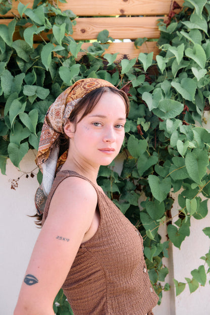 Tahalia Long Headband – Sahara
