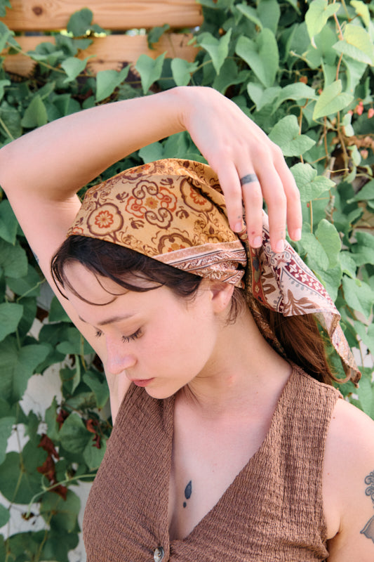 Tahalia Long Headband – Sahara
