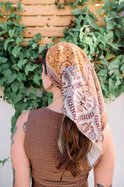 Tahalia Long Headband – Sahara