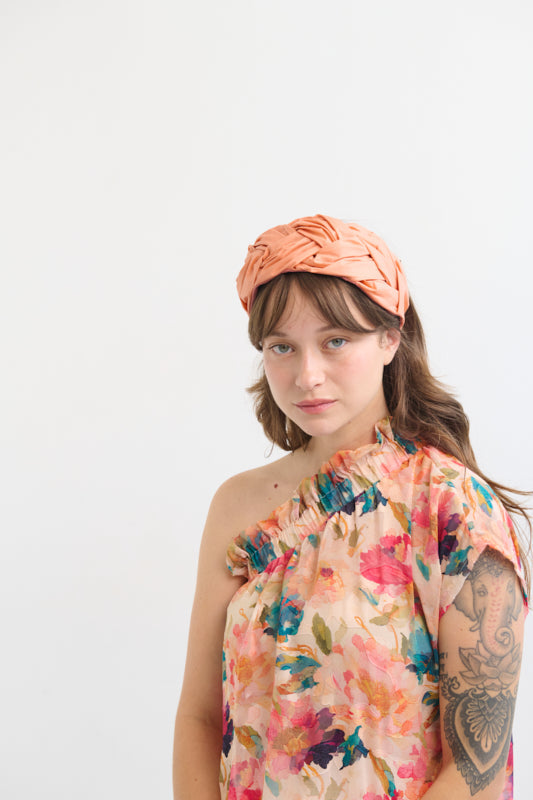 Luna Wide Headband – Orange