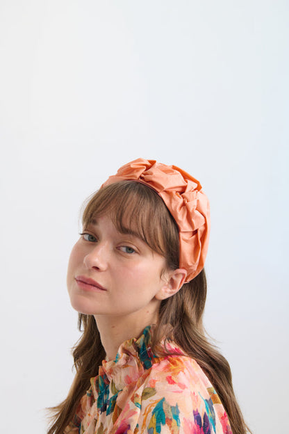 Ellen Wide Headband – Orange