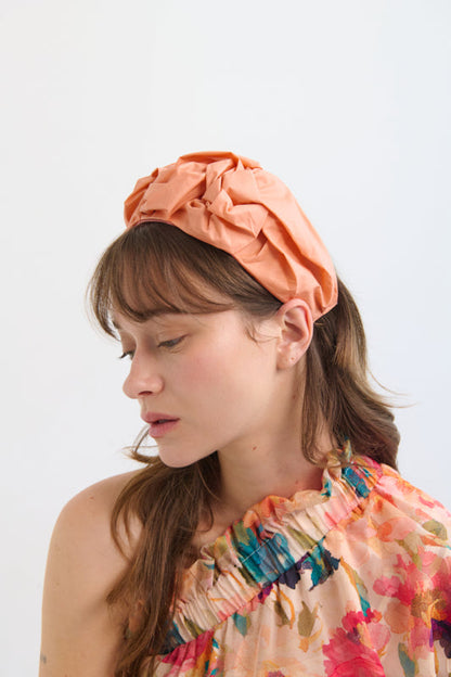 Ellen Wide Headband – Orange