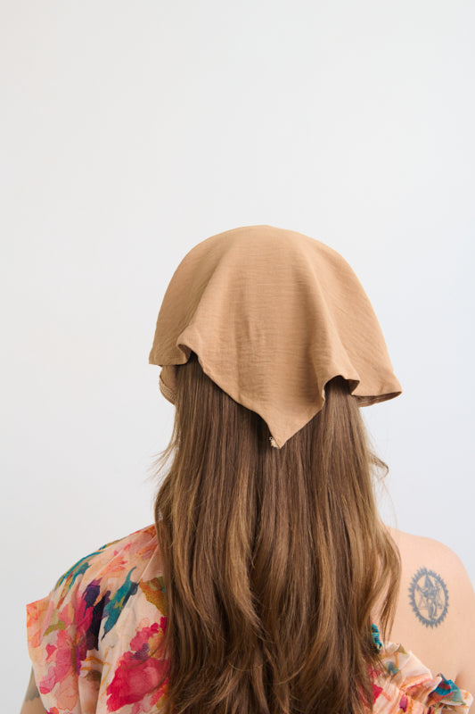 Tahalia Short Headband – Camel
