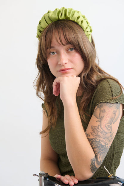 Nemesis Narrow Headband – Matcha
